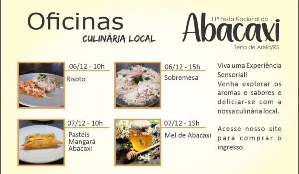 oficinas – 11ª festa nacional do abacaxi